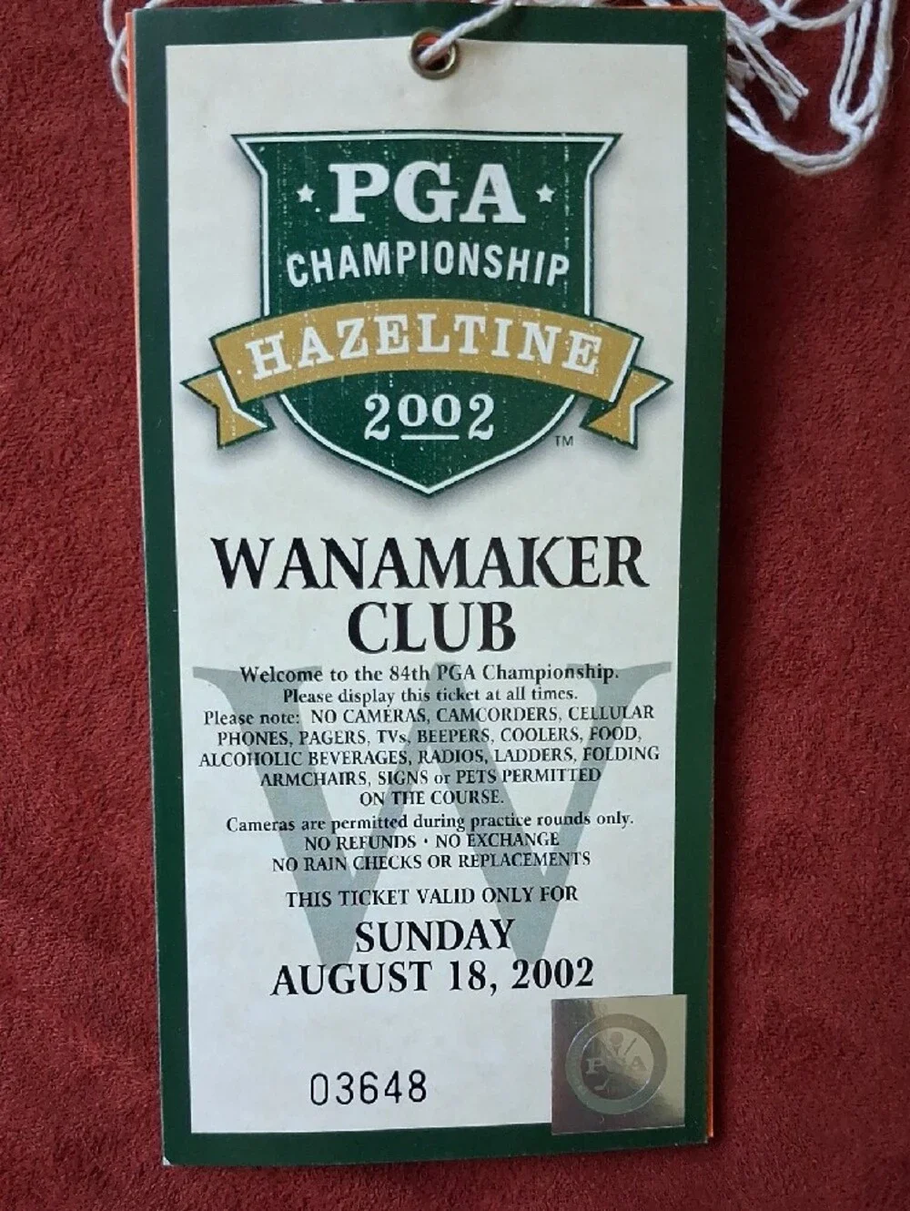 N/A official pga